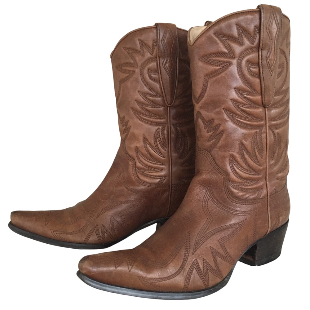 SOLETECH Classic Leather Western Cowboy Boots